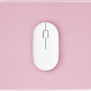 Pink Mouse Pad, Nice and Cute Mouse Pad, Splash-Proof Textured 10.2 x 8.2Inch, Stitched Edge Non-Slip Waterproof Rubber