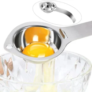 Egg Yolk White Separator – Easy Kitchen Gadget Sieve Tool for Baking & Cooking